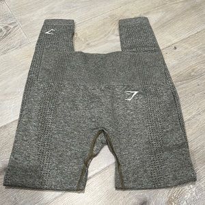 Gymshark muted army green seamless leggings